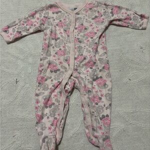 Paisley flower onesie